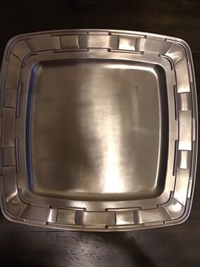 Longaberger Stainless Steel Surface with Brushed Silver Finish